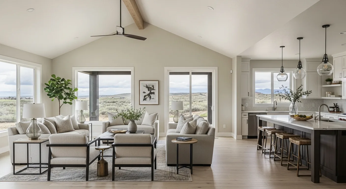 Phased whole-home cabinet delivery and installation in a Kuna residence