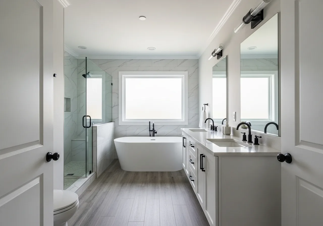 After: Primary Bath Vanity Transformation in Meridian, Idaho