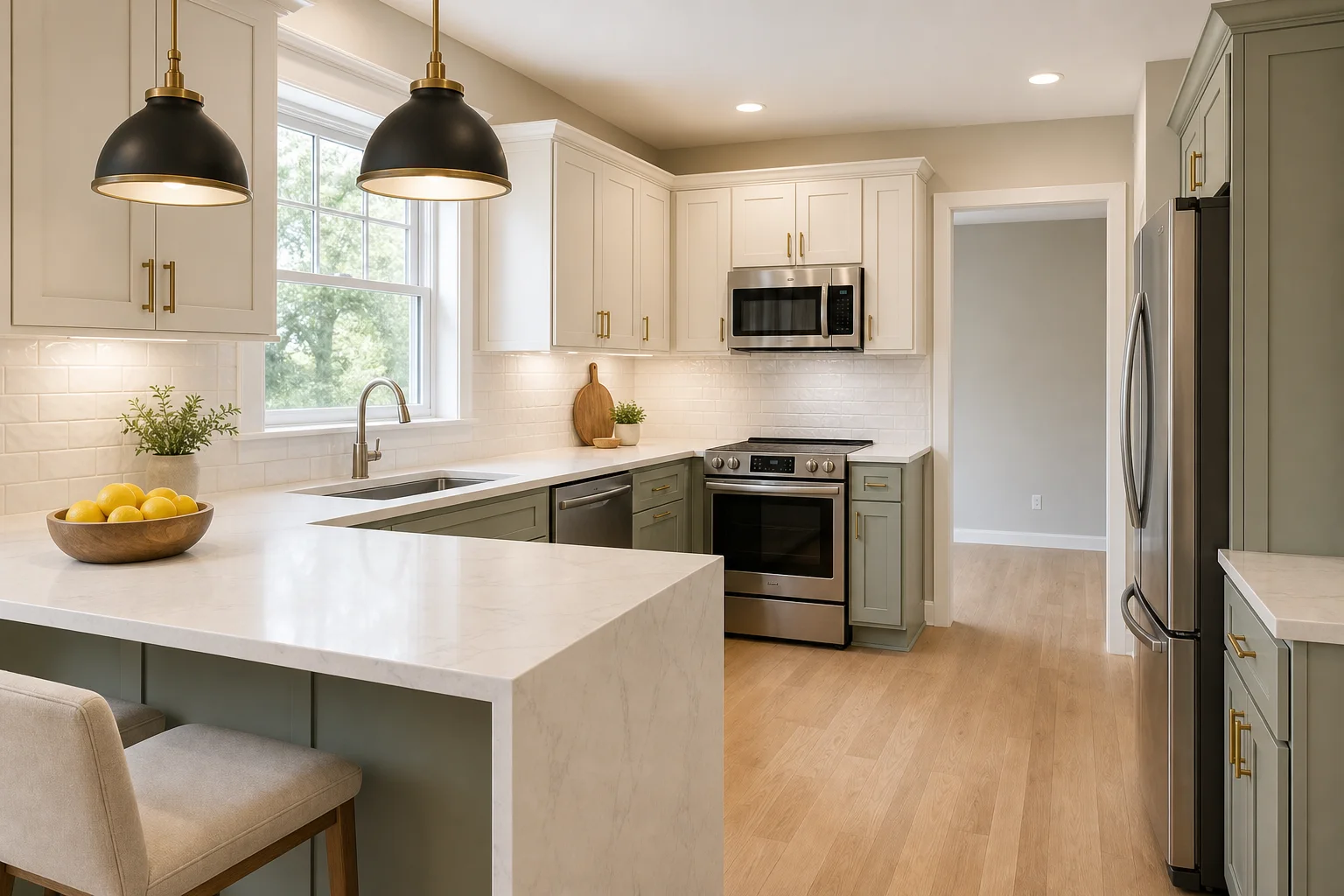After: Modern Kitchen Cabinet Upgrade in Boise, Idaho