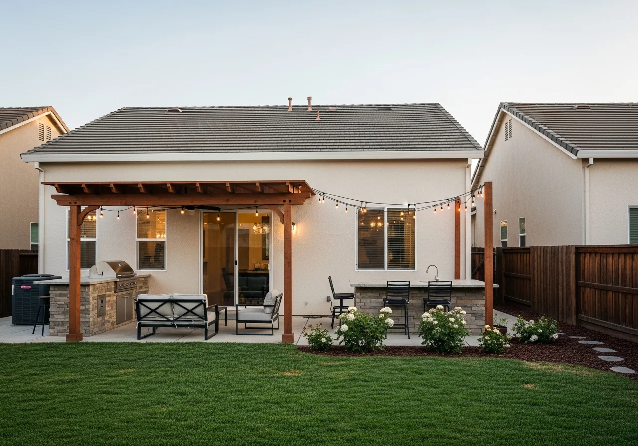 After: Outdoor Kitchen Cabinets in Meridian, Idaho